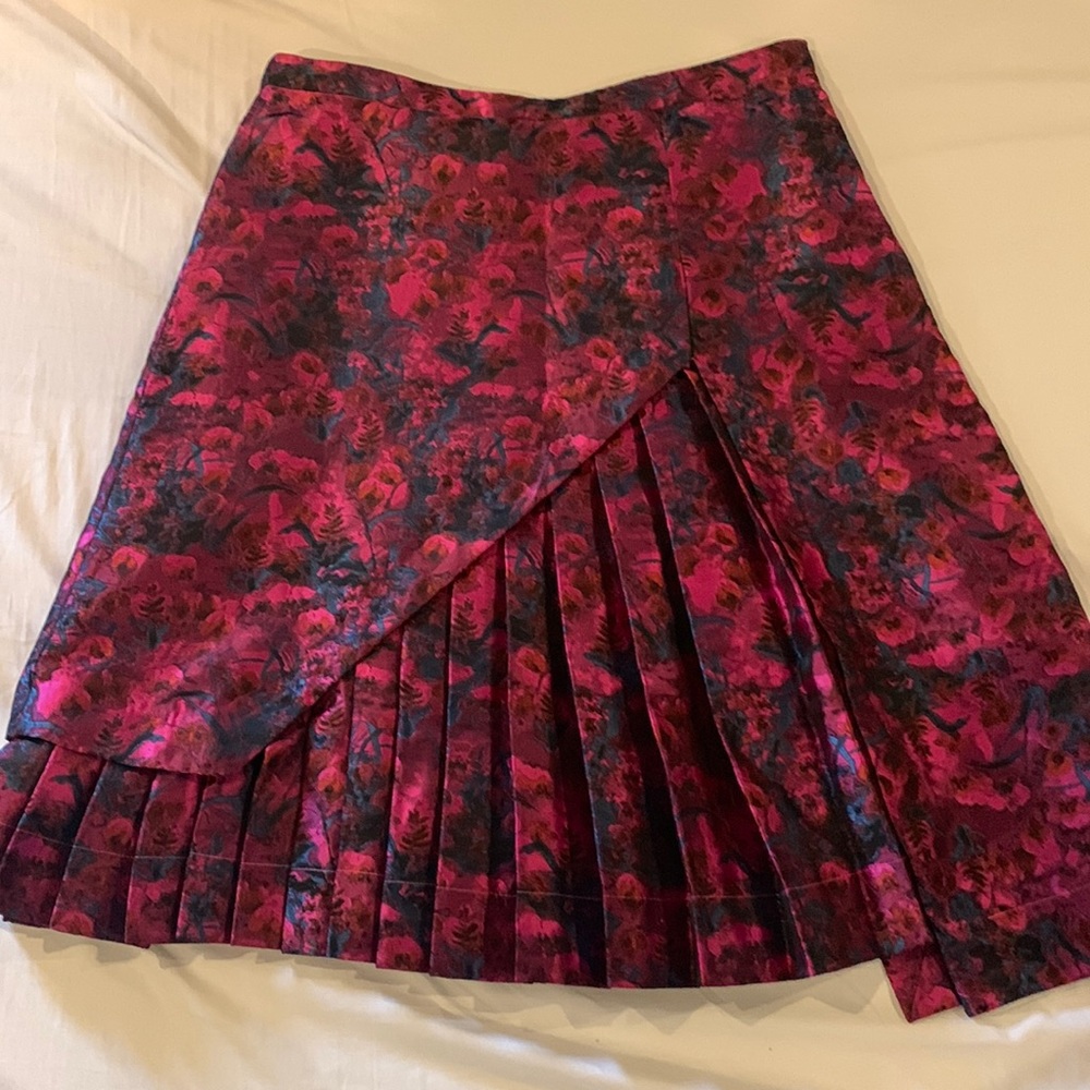 Pink Floral Skirt